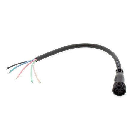 Cable de conexión de cinco hilos con proteción IP67 para conectar luminarias RGBW