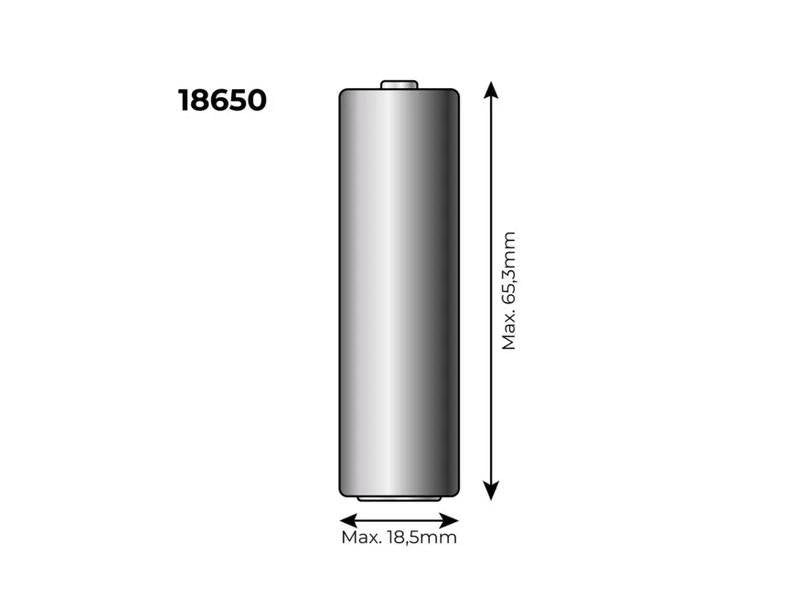 Batería recargable de iones de litio de alta calidad 3,7 V 2200mAh 18650.