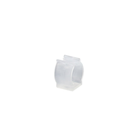 El clip de fijación para el tubo de silicona NEON permite fijarlo de manera segura a cualquier superficie.