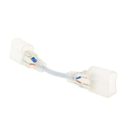 Cable de conexión para unir dos tramos de LED NEON. Longitud 10 cm. Conectores 14x26mm.