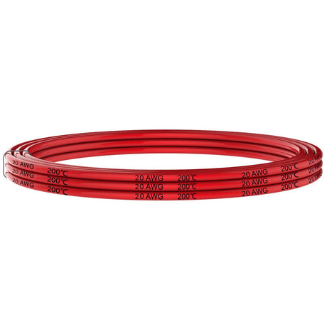 Cable de cobre trenzado de resistencia eléctrica baja y recubrimiento de silicona flexible resistente a altas temperaturas. Ideal para todo tipo de conexiones que necesiten alta flexibilidad y resistencia al calor.