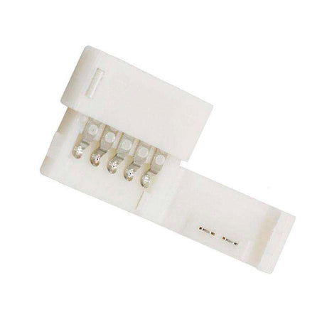 Conector de sistema Pin Click que nos permite unir y fijar dos tramos de tiras LED RGBW de forma fácil y segura