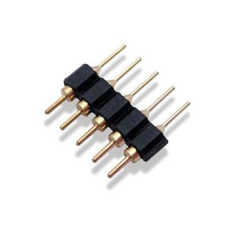 Conector rígido de Macho a Macho de 5 Pin para la conexión directa entre tiras LED multicolor RGBW