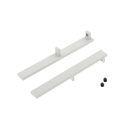 Tapas de aluminio lacado en color blanco mate para el perfil PHANTER S3