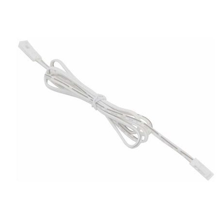 Cable con conectores rápidos 2 Pin, 1m, de color blanco