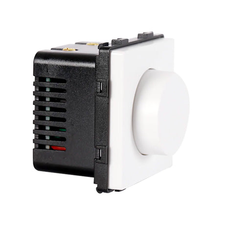 Este Módulo Regulador LED TRIAC  nos permite controlar la intensidad de todos aquellas soluciones LED que acepten regulación 30 a 100%, que estén conectados en la misma red. 
