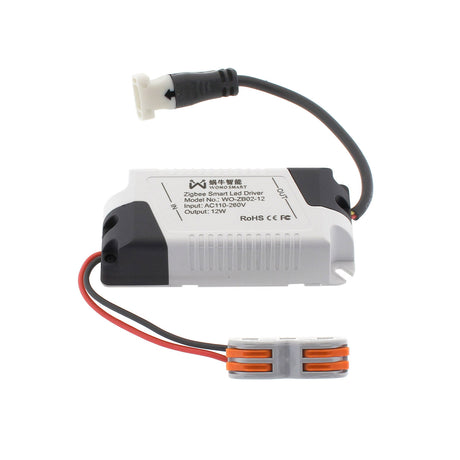 El driver inteligente Zigbee es un controlador que proporciona a los usuarios un control inteligente de las luces led conectas. Es un interruptor de encendido por control remoto que se puede conectar a una amplia gama de dispositivos ZigBee compatibles.