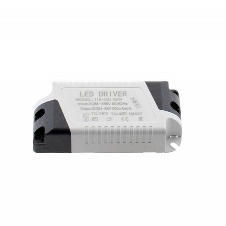 Fuente de alimentación de LED Driver DC54-85V/18-24 x2W/300mA Corriente Constante, para focos led