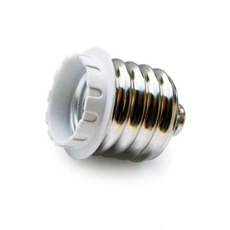 Adapte fácilmente bombillas con casquillo E27 de alta potencia al casquillo de las luminarias industriales E40