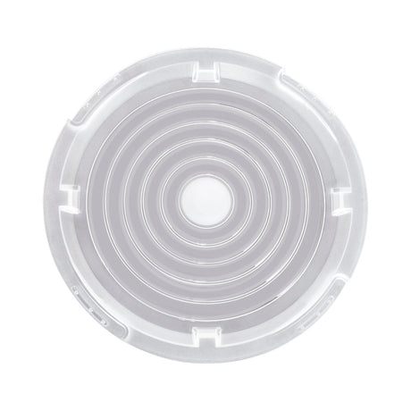 Óptica Regulable para campana LED 200W que permite ajustar el ángulo de apertura de la luminaria a 60° Focaliza el haz de luz, haciéndolo adecuado para instalación a gran altura y entre pasillos.