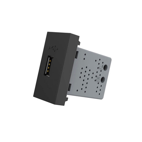 Conector 1 toma de USB, de color negro, para configurar el mecanismo de acuerdo a tus necesidades concretas.