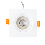 Foco Downlight LED 7W 630Lm 6000ºK Rectangular Basculante 30.000H [HO-DLPL-CUAD-7W-CW]