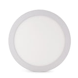 Pack of 2 Circular Surface Mounted LED Ceiling Lamps Ø225mm 18W 1190Lm 30.000H