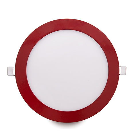 Placa de LEDs Circular Marco Rojo 225mm 18W 1380Lm 30.000H