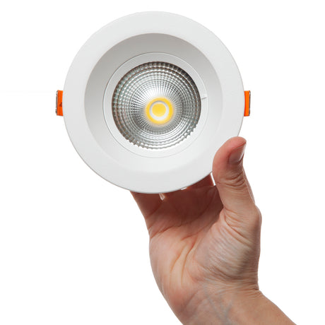 Foco Downlight  Circular LED Anti-Deslumbrante COB 9W 900Lm 30.000H