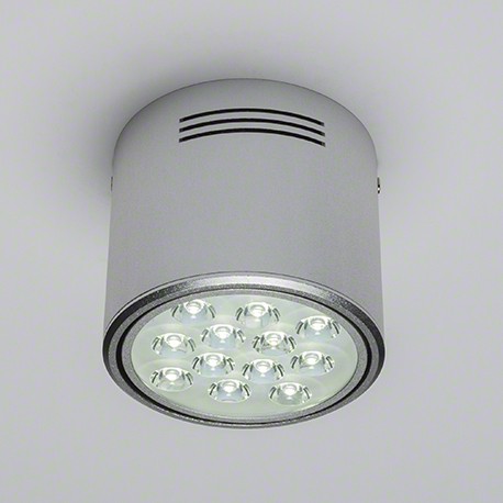 Foco Downlight de Superficie de LEDs Aluminio 12W 1200Lm 30.000H