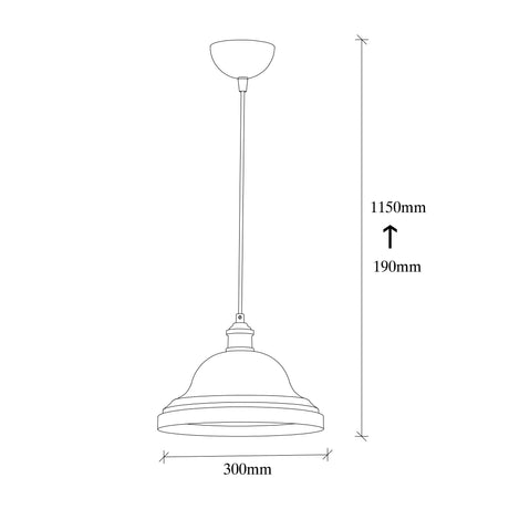 Lámpara Colgante "Osasco" [OPV-584TTM1112]
