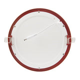 Placa de LEDs Circular Marco Rojo 225mm 18W 1380Lm 30.000H