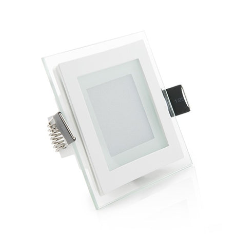 Downlight de LEDs Cuadrado con Cristal 95x95mm 6W 450Lm 30.000H