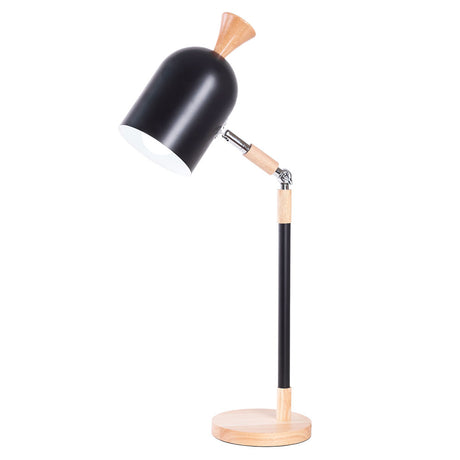 Lámpara de Mesa "Daphne" 1 x E27 Acero Negro