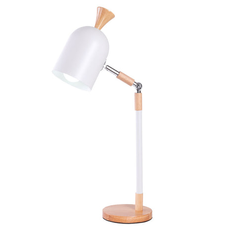 Lámpara de Mesa "Daphne" 1 x E27 Acero Blanco
