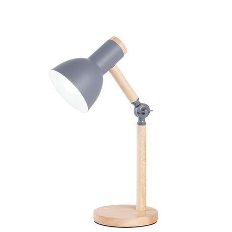 Lámpara de Mesa "Skyler" 1 x E27 Acero Gris