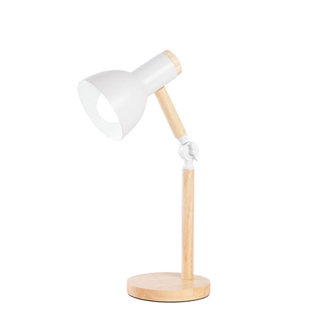 Lámpara de Mesa "Skyler" 1 x E27 Acero Blanco