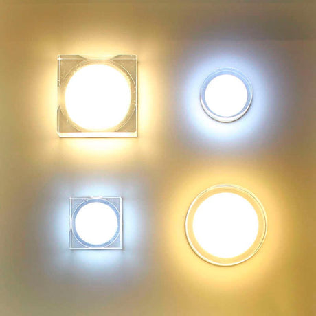 Mini foco LED con difusor en metacrilato. Ideal para baliza o iluminación con una amplia abertura. Mínimo consumo y mínima emisión de calor. Luminarias led para uso empotrada en pasillos, escaleras, ascensores, armarios, cocinas