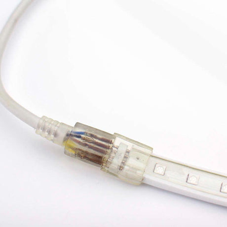 Cable conexión tira led 220V SMD5050 RGB - 12mm