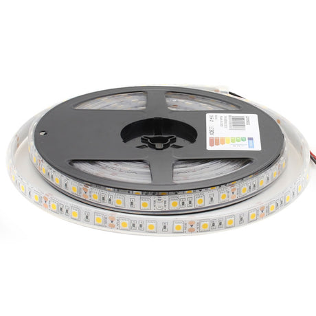 Rollo de tira LED monocolor impermeable para uso en exterior, cubierta de silicona (protección IP68) y flexible. No genera calor y tiene un costo de mantenimiento muy bajo