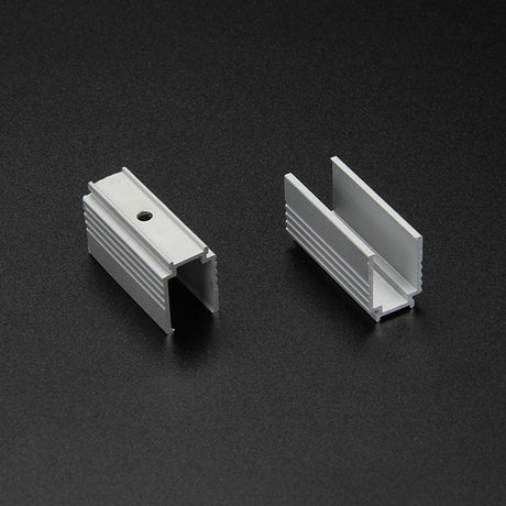 El clip de fijación para el tubo de silicona NEON permite fijarlo de manera segura a cualquier superficie.