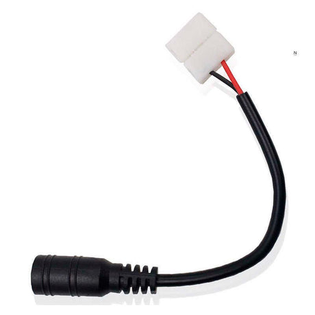 Cable conexión Jack Hembra con conector 2 Pin para tira led monocolor de 10mm de ancho