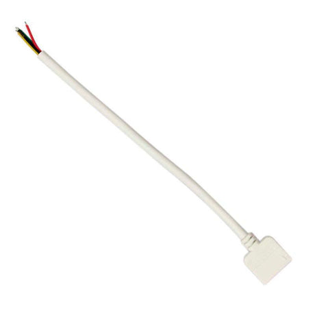 Cable con conector Hembra de 5 pin para la conexión directa de una tiras LED multicolor RGBW. Tiene una longitud de 15 cm.