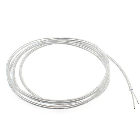 Cable eléctrico 2x0.75mm redondo con cubierta transparente de 2 hilos color silver y un diámetro exterior de Ø 5.5mm