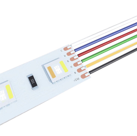 Cable de 6 hilos especial para conexiones de tiras RGB+CCT, tiras de LED RGBW. Los metros que solicites se servirán en un solo tramo.