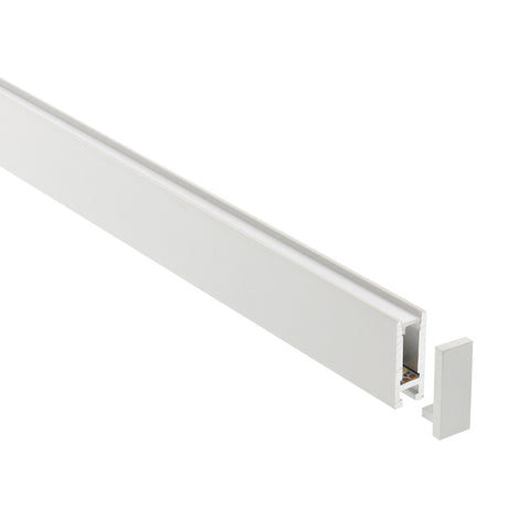 Tapas de aluminio lacado en color blanco mate para el perfil PHANTER S2