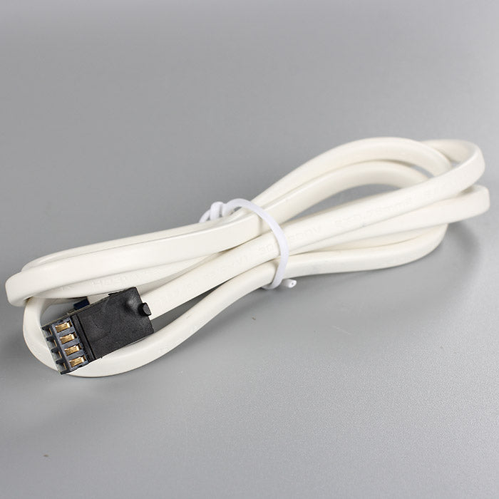 Cable de 1 metro de longitud con un conector que permite conectar la Barra led CONNECT a una fuente de alimentación externa.