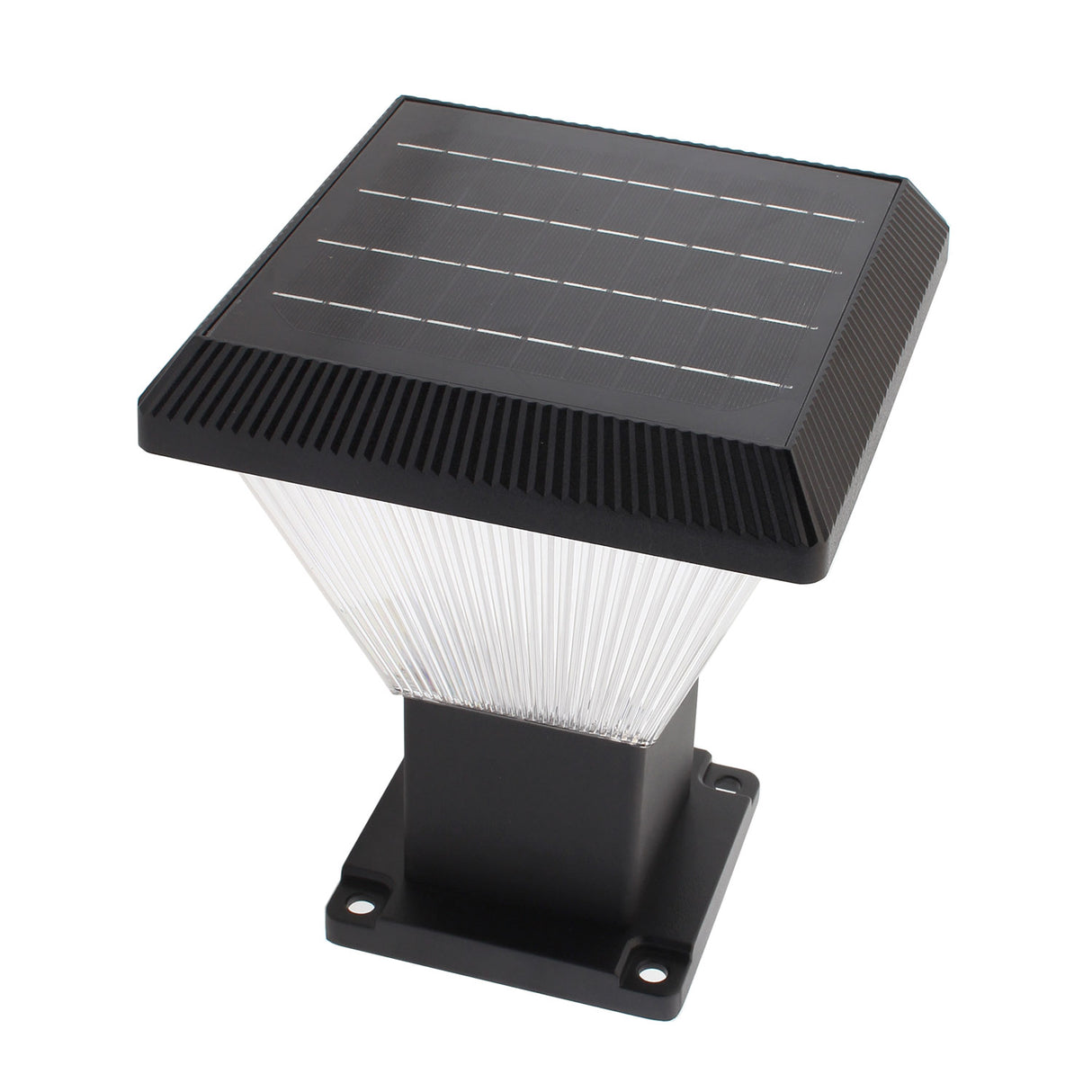 Farola LED que incorpora un sistema de alumbrado autónomo mediante energía solar. Incorpora sensor de luminosidad y mando a distancia para seleccionar el color de luz deseado para cada momento. Ideal para su instalación donde la red de energía eléctrica no puede llegar.