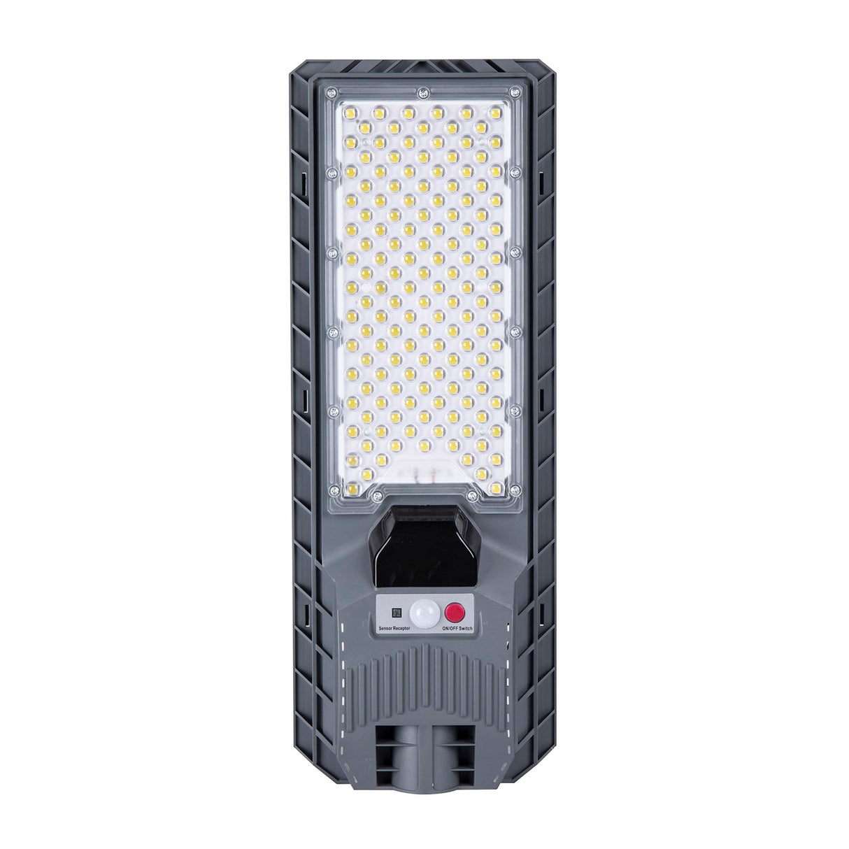 Farola LED que incorpora un sistema de alumbrado autónomo mediante energía solar. Incorpora sensor de luminosidad y movimiento.  Ideal para su instalación donde la red de energía eléctrica no puede llegar. Incluye mando a distancia para su control y configuración.