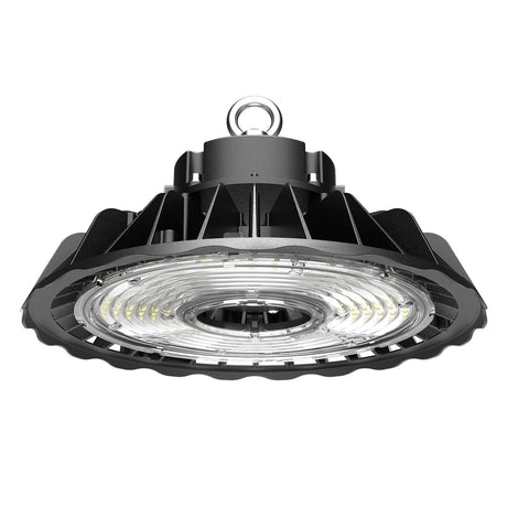 Campana LED Industrial UFO INTELIGENTE con DRIVER SOSEN de alta calidad y chip  led Lumileds con un rendimiento de 170lm/W y disipador mejorado para una perfecta disipación de calor. Opcionalmente es posible instalar sensores de movimiento y luminosidad Plug & Play.