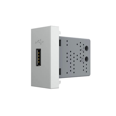Conector 1 toma de USB, de color gris, para configurar el mecanismo de acuerdo a tus necesidades concretas.