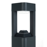 Lámpara Pie LED Exterior IP54  120x300mm 10W Gris Aluminio + PC [SL16-080A_G-WW]
