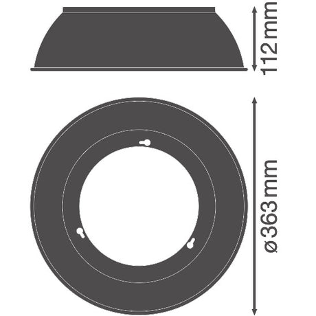 Campana LED LEDVANCE Accesorio Reflector 166W 80º