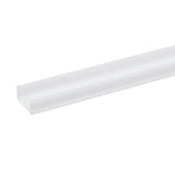 Pack of 2 Aluminium LED Profiles - Opal Diffuser - 2-Metre Strip