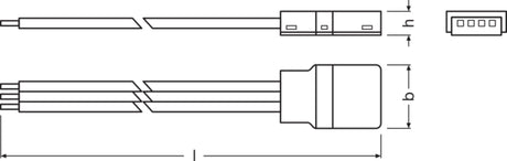 Ledvance Conectores Tiras LED TW -CP/P3/500/P Pack 2