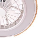Ventilador de Techo 36W 1800Lm Iluminación LED CCT Variable Control Remoto 50.000H - Blanco [HO-LEDFAN-10-W]