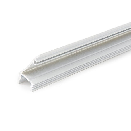 Perfíl de Aluminio para LEDS Instalación en Paredes - Difusor Opal - Tira de 1 Metro