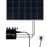 Kit Panel Portable AS SOLAR 330W Tier 1 Policristalino / Microinversor / Enchufe a corriente