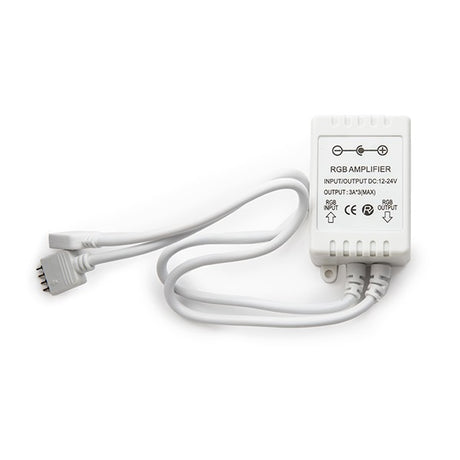 Amplificador de Señal para Tiras de LEDs RGB 12-24VDC hasta 108/216W