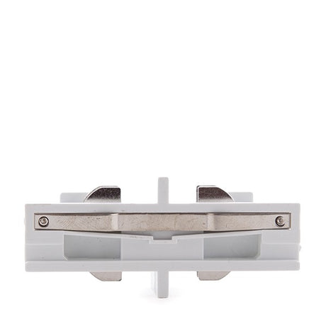 Straight Connector for 3-Phase Rail White